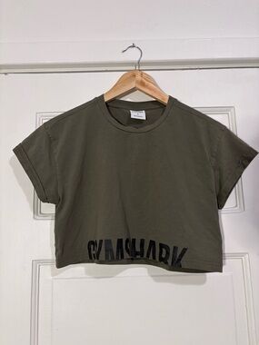 Gymshark Olive Green Crewneck Tee